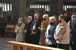 Pożegnianie obrazu Świętej Rodziny u Michalitów
