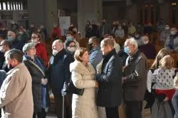 Pożegnianie obrazu Świętej Rodziny u Michalitów