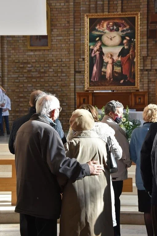 Pożegnianie obrazu Świętej Rodziny u Michalitów