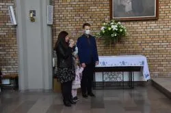 Pożegnianie obrazu Świętej Rodziny u Michalitów