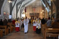 Pożegnianie obrazu Świętej Rodziny u Michalitów