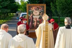 Obraz Świętej Rodziny w toruńskiej parafii pw. Chrystusa Króla
