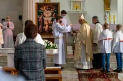Obraz Świętej Rodziny w toruńskiej parafii pw. Chrystusa Króla