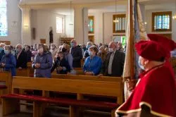 Obraz Świętej Rodziny w toruńskiej parafii pw. Chrystusa Króla