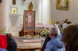 Obraz Świętej Rodziny w toruńskiej parafii pw. Chrystusa Króla