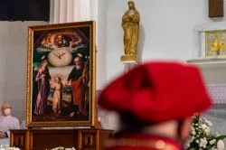Obraz Świętej Rodziny w toruńskiej parafii pw. Chrystusa Króla