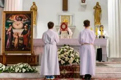 Obraz Świętej Rodziny w toruńskiej parafii pw. Chrystusa Króla
