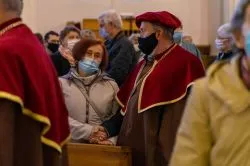 Obraz Świętej Rodziny w toruńskiej parafii pw. Chrystusa Króla