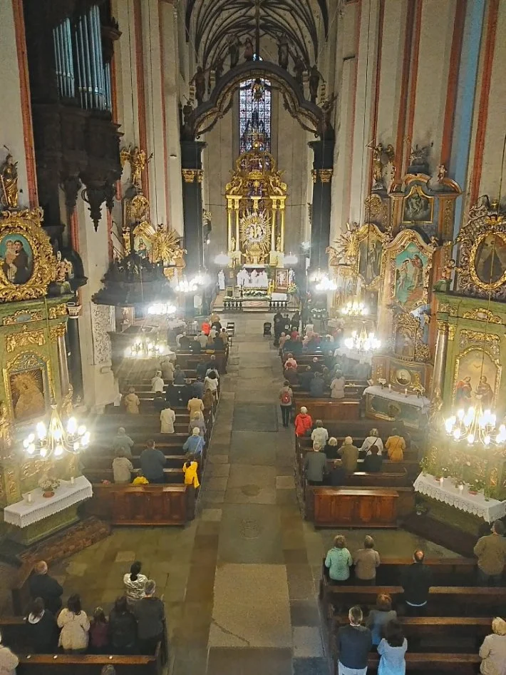 Obraz Świętej Rodziny w parafii WNMP w Toruniu