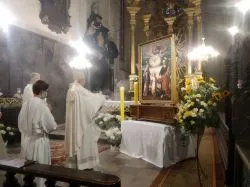 Obraz Świętej Rodziny w parafii WNMP w Toruniu