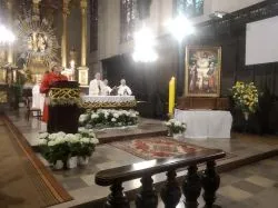 Obraz Świętej Rodziny w parafii WNMP w Toruniu