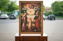 Obraz Świętej Rodziny w parafii św. Maksymiliana
