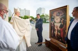 Obraz Świętej Rodziny w parafii św. Maksymiliana