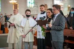 Obraz Świętej Rodziny w parafii św. Maksymiliana