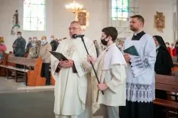 Obraz Świętej Rodziny w parafii św. Maksymiliana