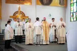 Obraz Świętej Rodziny w parafii św. Maksymiliana