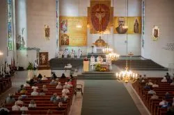 Obraz Świętej Rodziny w parafii św. Maksymiliana