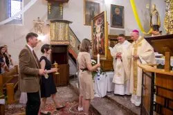 Peregrynacja obrazu Świętej Rodziny w Gostkowie