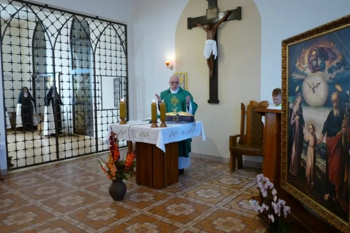 Obraz Świętej Rodziny w łasińskim karmelu