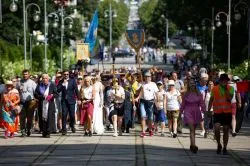 Wejście pielgrzymów na Jasną Gorę 2021