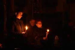 Liturgia Wigilii Paschalnej w toruńskiej katedrze