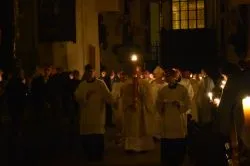 Liturgia Wigilii Paschalnej w toruńskiej katedrze