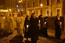 Liturgia Wigilii Paschalnej w toruńskiej katedrze