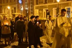 Liturgia Wigilii Paschalnej w toruńskiej katedrze