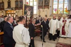 Obraz Świętej Rodziny w parafii św. Wojciecha w Działdowie