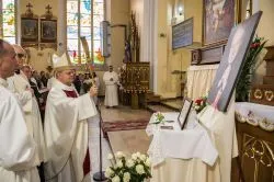 Obraz Świętej Rodziny w parafii św. Wojciecha w Działdowie