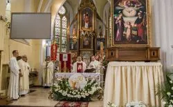 Obraz Świętej Rodziny w parafii św. Wojciecha w Działdowie