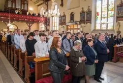 Obraz Świętej Rodziny w parafii św. Wojciecha w Działdowie