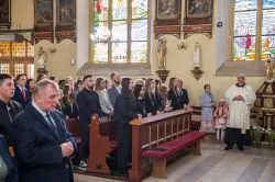 Obraz Świętej Rodziny w parafii św. Wojciecha w Działdowie