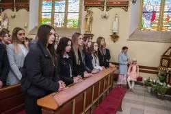 Obraz Świętej Rodziny w parafii św. Wojciecha w Działdowie