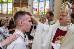 Obraz Świętej Rodziny w parafii św. Wojciecha w Działdowie