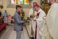 Obraz Świętej Rodziny w parafii św. Wojciecha w Działdowie