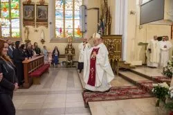 Obraz Świętej Rodziny w parafii św. Wojciecha w Działdowie