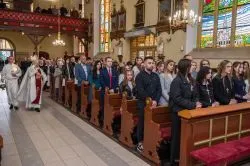 Obraz Świętej Rodziny w parafii św. Wojciecha w Działdowie