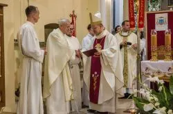 Obraz Świętej Rodziny w parafii św. Wojciecha w Działdowie