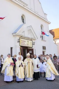 Obraz Świetej Rodziny w parafii Podwyższenia Krzyża Świętego w Działdowie