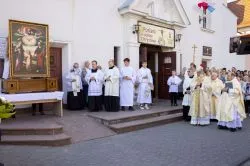 Obraz Świetej Rodziny w parafii Podwyższenia Krzyża Świętego w Działdowie