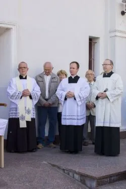 Obraz Świetej Rodziny w parafii Podwyższenia Krzyża Świętego w Działdowie
