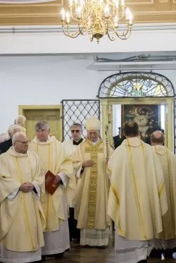 Obraz Świetej Rodziny w parafii Podwyższenia Krzyża Świętego w Działdowie