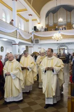 Obraz Świetej Rodziny w parafii Podwyższenia Krzyża Świętego w Działdowie