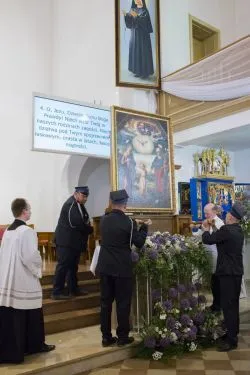 Obraz Świetej Rodziny w parafii Podwyższenia Krzyża Świętego w Działdowie