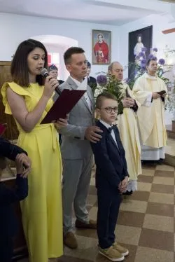 Obraz Świetej Rodziny w parafii Podwyższenia Krzyża Świętego w Działdowie