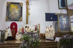 Obraz Świetej Rodziny w parafii Podwyższenia Krzyża Świętego w Działdowie