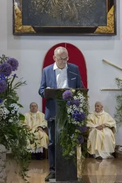 Obraz Świetej Rodziny w parafii Podwyższenia Krzyża Świętego w Działdowie