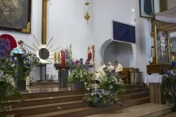 Obraz Świetej Rodziny w parafii Podwyższenia Krzyża Świętego w Działdowie
