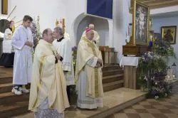 Obraz Świetej Rodziny w parafii Podwyższenia Krzyża Świętego w Działdowie